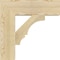 Ekena Millwork Balboa Block Rough Sawn Bracket, Douglas Fir, 6"W x 24"D x 24"H BKT06X24X24BOA05RDF - alternate 2